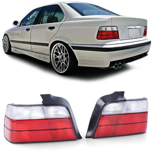 Rood Wit Achter Lichten BMW 3 Serie E36 Sedan B5949, Auto-onderdelen, Verlichting