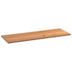 vidaXL Tafelblad rechthoekig 220x80x4 cm massief eikenhout, Huis en Inrichting, Tafels | Eettafels, Verzenden, Nieuw