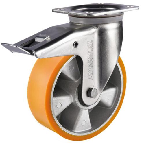 Tarsus Zwenkwiel 200 mm met Rem – Zwaarlast 800 kg – Nyl, Doe-het-zelf en Verbouw, Zwenkwielen, Nieuw, Ophalen of Verzenden
