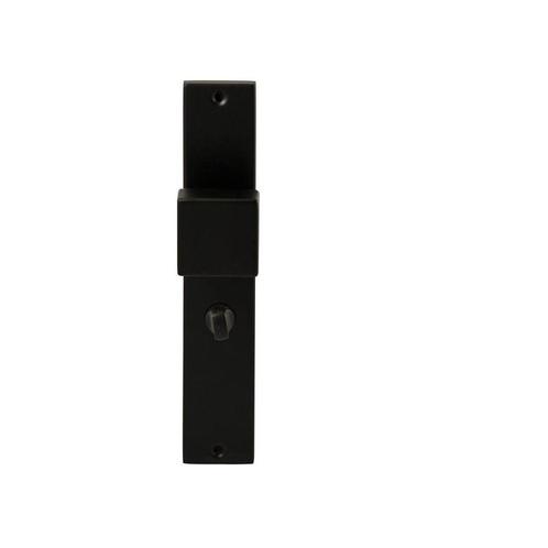 Knopkruk Quadro op rechthoekig langschild WC63/8mm - zwart, Doe-het-zelf en Verbouw, Hang- en Sluitwerk, Nieuw, Verzenden