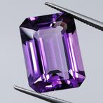 1 pcs Violet Amethist - 21.92 ct - Instituto Gemólogico, Sieraden, Tassen en Uiterlijk, Edelstenen, Nieuw