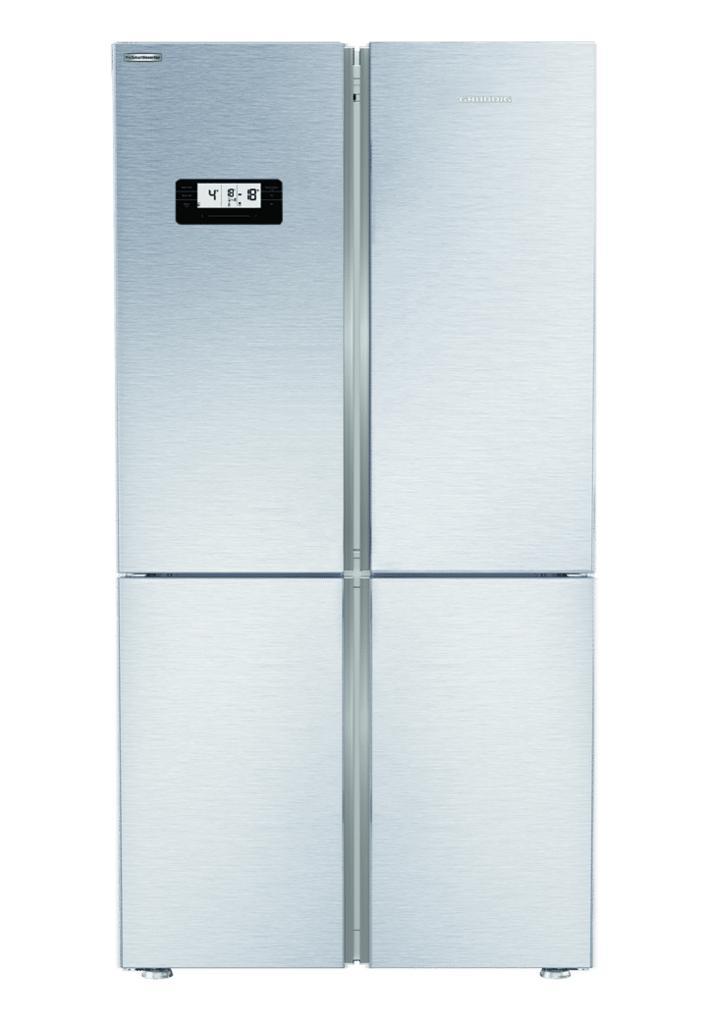 Grundig GQN21355XN INOX Koeling vrijstaand1939, Witgoed en Apparatuur, Koelkasten en IJskasten, Nieuw, Ophalen of Verzenden