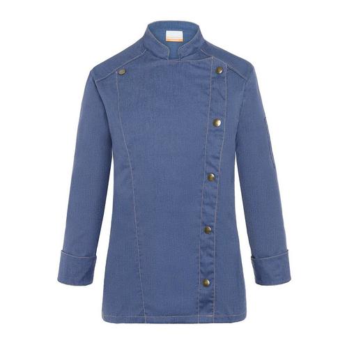 GGM Gastro | (6 stuks) KARLOWSKY | Dames Koksjas Jeans Stijl, Huis en Inrichting, Keuken | Textiel, Blauw, Nieuw, Overige typen