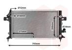 RADIATOR VOOR OPEL ASTRA H A04 2003-2007 1300278, Ophalen of Verzenden, Nieuw