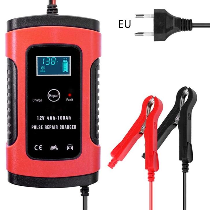 Accu druppel lader druppellader auto acculader 12V + LCD dis, Auto diversen, Auto-accessoires, Nieuw, Verzenden