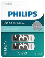 Philips | USB Stick | 32 GB | USB 3.0 | Vivid | 2 Stuks, Verzenden, Nieuw