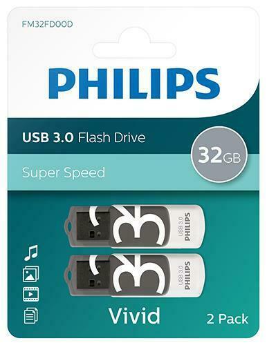 Philips | USB Stick | 32 GB | USB 3.0 | Vivid | 2 Stuks, Computers en Software, USB Sticks, Nieuw, Verzenden