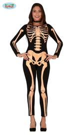 Skeleton Jumpsuit Halloween Dames, Kleding | Dames, Carnavalskleding en Feestkleding, Ophalen of Verzenden, Nieuw