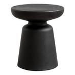 Bijzettafel Posio ronde salontafel 40 cm zwart [en.casa], Huis en Inrichting, Tafels | Bijzettafels, Verzenden, Nieuw