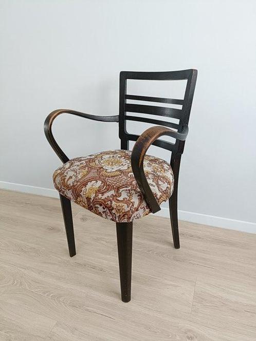 Thonet, Mundus - Fauteuil - Textiel, Gebogen hout, Antiek en Kunst, Antiek | Meubels | Stoelen en Banken