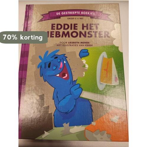 Eddie het biebmonster / De Gestreepte Boekjes 9789089221339, Boeken, Kinderboeken | Kleuters, Zo goed als nieuw, Verzenden