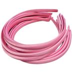 Fako Fashion® - Diadeem - Satijn - 10mm - Zalmroze - 10, Sieraden, Tassen en Uiterlijk, Uiterlijk | Haarverzorging, Verzenden