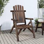vidaXL Tuinstoel 68x86x103 cm massief vurenhout, Verzenden, Nieuw, Hout