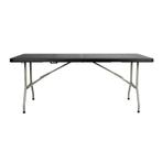 Inklapbare Buffettafel | Kunststof/Staal | Zwart Blad |, Verzenden, Nieuw in verpakking