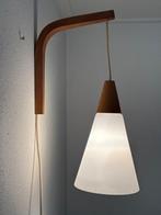 Philips - Louis Kalff - Lamp - Teak, melkglas - vintage