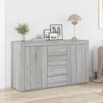 vidaXL Dressoir met lade Grijs sonoma 120 x 36 x 69 cm, Huis en Inrichting, Verzenden, Nieuw, Overige houtsoorten, Minder dan 50 cm