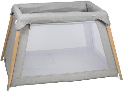 Babygo Groovy Grijs Campingbedje incl. Bodemverhoger 4551, Kinderen en Baby's, Babywiegjes en Ledikanten, Nieuw, Verzenden