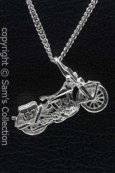 Zilveren Liberator motor ketting hanger, Sieraden, Tassen en Uiterlijk, Kettinghangers, Verzenden