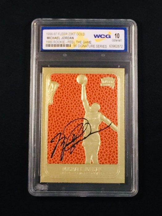1996/97 Fleer Michael Jordan 1986 Rookie - Feel The Game -, Verzamelen, Stickers
