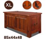 Opbergkist Dekenkist Bruin Acaciahout 85x44x48cm (Meubelen), Verzenden, Nieuw