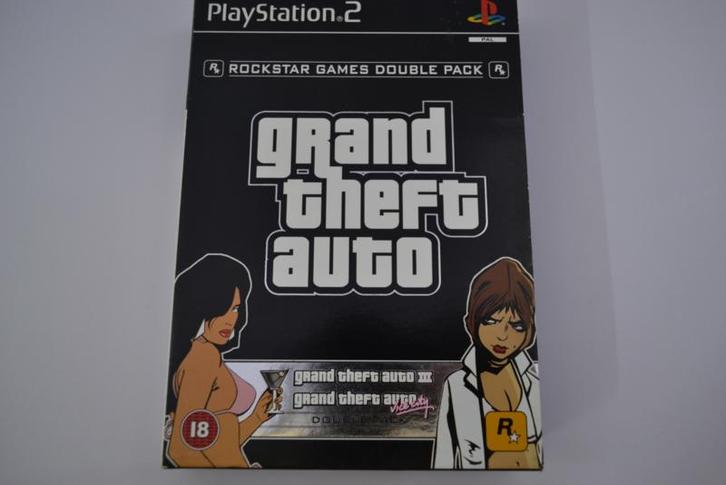 Grand Theft Auto - Double Pack (PS2 PAL), Spelcomputers en Games, Games | Sony PlayStation 2, Zo goed als nieuw, Verzenden