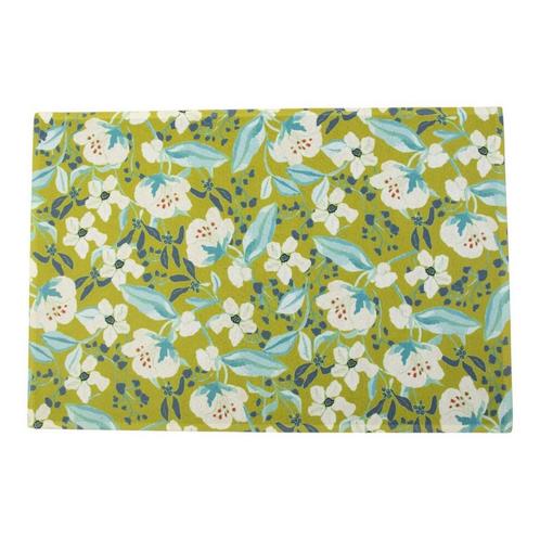 Deurmat Marie bloemen 75x50cm, Tuin en Terras, Deurmatten, Verzenden