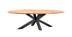 Suns Madre tuintafel met ovaal teak blad 280 x 130 cm SALE |, Ophalen of Verzenden, Nieuw
