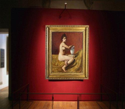 Ignoto Pittore Romantico (XIX) - Nudo Femminile, Antiek en Kunst, Kunst | Schilderijen | Klassiek