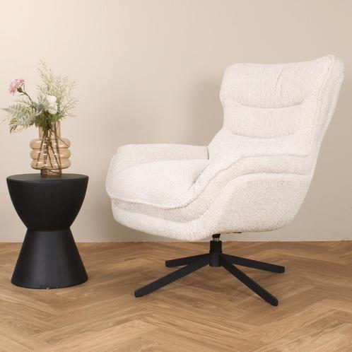 Artur draaifauteuil - crème, Huis en Inrichting, Stoelen, Nieuw, Ophalen of Verzenden