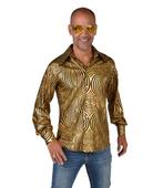 Disco Blouse Holografisch Goud/Zwart, Ophalen of Verzenden, Nieuw