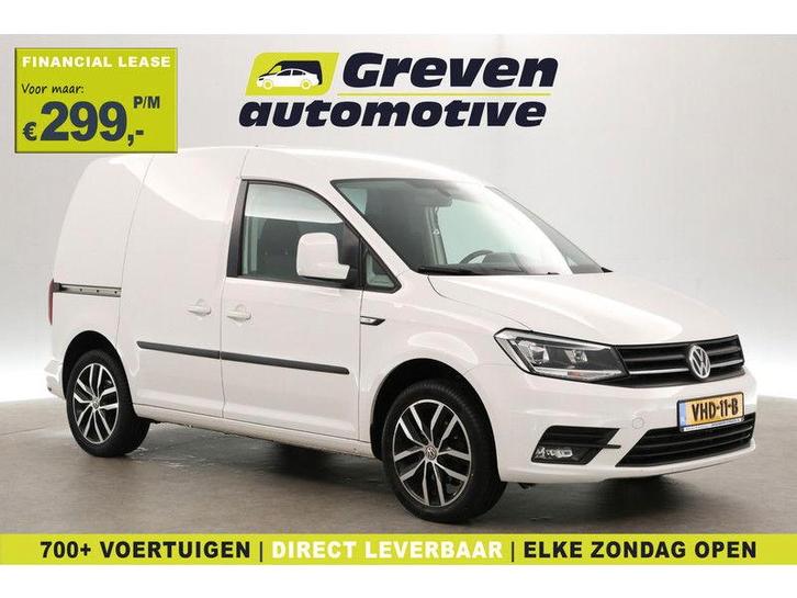 Volkswagen Caddy 2.0 TDI C-Edition 102PK | Aut. | Airco |, Auto's, Bestelauto's, Automaat, Diesel, Wit, Volkswagen