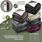 Elektrische deken - Warmtedeken - 2 persoons - 180x200 cm -, Verzenden, Zo goed als nieuw