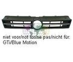 VOLKSWAGEN POLO 5, 6R, 2009-2014 - GRILLE, zwart, chrome, Verzenden, Nieuw, Volkswagen