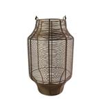 Lantaarn Ijzer liora brons h36 d21cm, Verzenden, Nieuw