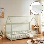 Kinderbed Hesel huisbed met matras en uitvalbeveiliging 90x2, Kinderen en Baby's, Kinderkamer | Bedden, Verzenden, Nieuw