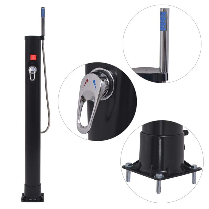 vidaXL Solar douche 8 L PVC staal, Tuin en Terras, Zwembad-toebehoren, Nieuw, Verzenden