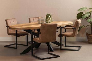 Ovale Eettafel Massief Mangohout 160 t/m 300 cm vanaf € 339! beschikbaar voor biedingen