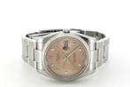 Rolex Oyster Perpetual Date 115234 Roze met Diamanten 34mm, Sieraden, Tassen en Uiterlijk, Horloges | Dames, Staal, Gebruikt, Ophalen of Verzenden