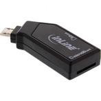 InLine Micro USB OTG kaartlezer voor SD / Micro SD, Nieuw, Ophalen of Verzenden