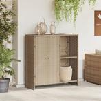 vidaXL Bergkast Beige 100x36x102 cm Rattan, Huis en Inrichting, Verzenden, Nieuw