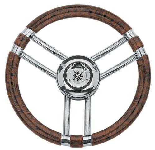 ALLPA STUURWIEL MODEL-22 WORTELNOTEN 35 CM, Watersport en Boten, Bootonderdelen, Nieuw, Zeilboot of Motorboot, Ophalen of Verzenden