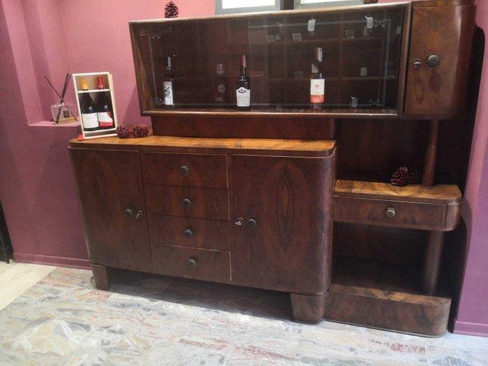 Kabinet - Walnoot - Art Deco, Antiek en Kunst, Kunst | Designobjecten