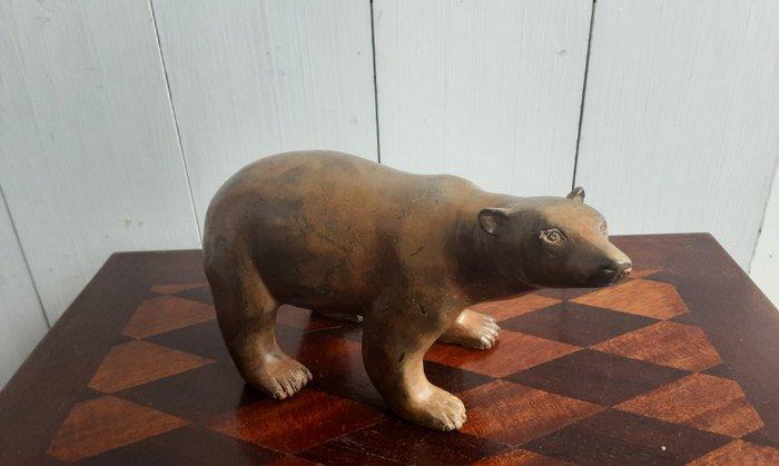 P. Chenet - Beeldje - Ijsbeer - 20 cm - Brons, Antiek en Kunst, Curiosa en Brocante