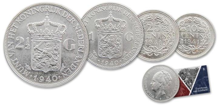 Muntset Laatste zilver voor de Tweede Wereldoorlog, Postzegels en Munten, Munten | Nederland, Verzenden