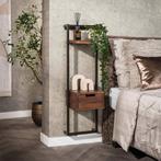 *WOONWINKEL* Wandnachtkastje Met Plank Donker, Huis en Inrichting, Slaapkamer | Nachtkastjes, Verzenden, Nieuw