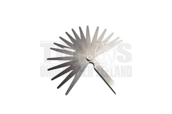 Voelermaat gereedschap 0.05 - 1.00mm 13-delig, Fietsen en Brommers, Brommeronderdelen | Algemeen, Nieuw, Ophalen of Verzenden