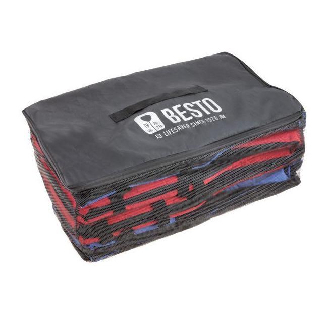 Besto 4 Zwemvesten met Tas Allround 50N Volwassenen Rood en, Watersport en Boten, Watersportkleding, Nieuw, Ophalen of Verzenden