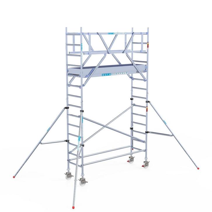 Rolsteiger Original 75x250 5,2m werkhoogte vrijstaand, Doe-het-zelf en Verbouw, Steigers, Rolsteiger of Kamersteiger, Nieuw, 5 meter of hoger