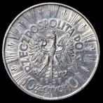 Polen. 10 Zotych 1937 / Józef Pisudski (Zonder, Postzegels en Munten, Munten | Europa | Niet-Euromunten