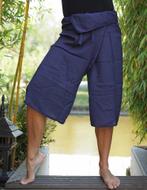 Fishermanspants 3/4 rayon donkerblauw, Verzenden, Nieuw